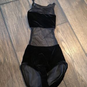 Black Sheer Bodysuit